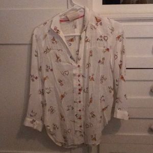 Cute anthropology blouse